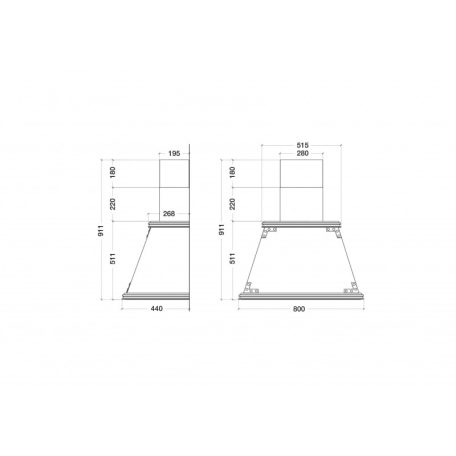 Kdesign - Páraelszívó RETRO-W 80 T600 White